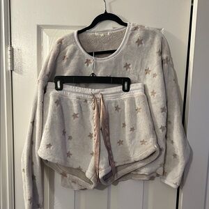 Z Supply | Size Large | Treat Yourself Pj Set Long Sleeve Top & Shorts